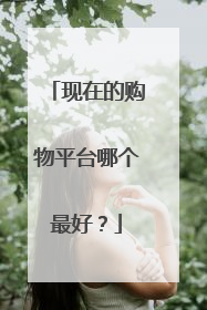 现在的购物平台哪个最好?