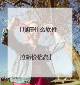 现在什么软件拉新价格高