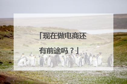 现在做电商还有前途吗?