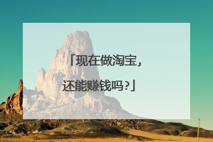 现在做淘宝,还能赚钱吗?