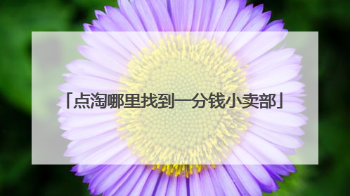 点淘哪里找到一分钱小卖部