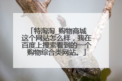 特淘淘_购物商城 这个网站怎么样，我在百度上搜索看到的一个购物综合类网站。