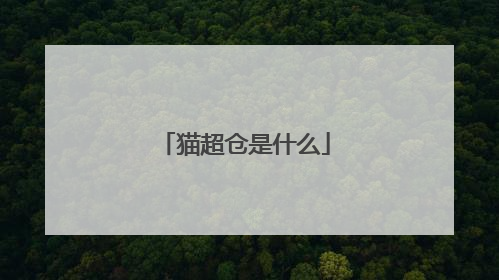 猫超仓是什么