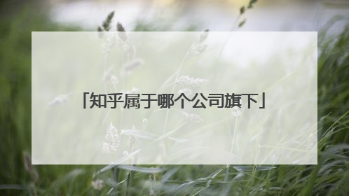 知乎属于哪个公司旗下