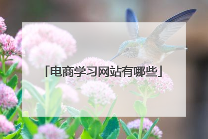 电商学习网站有哪些