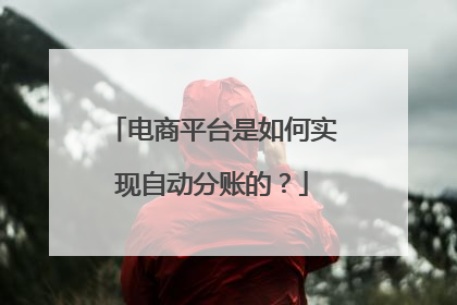 电商平台是如何实现自动分账的?