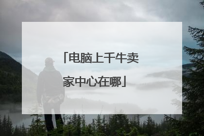 电脑上千牛卖家中心在哪