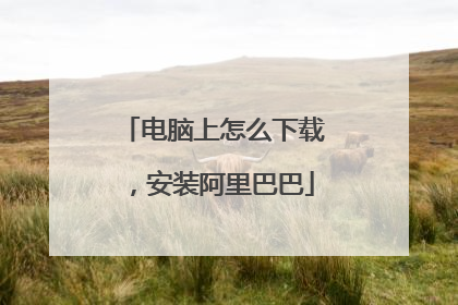 电脑上怎么下载,安装阿里巴巴