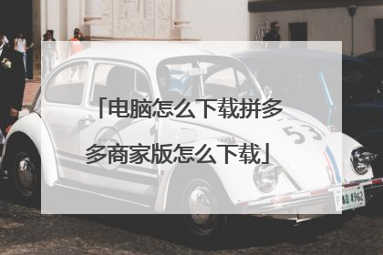 电脑怎么下载拼多多商家版怎么下载