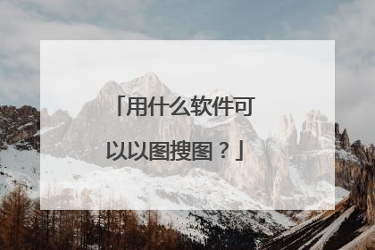 用什么软件可以以图搜图?
