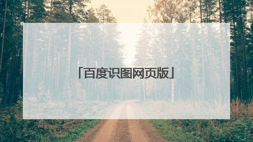 百度识图网页版