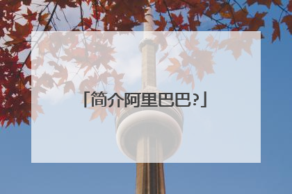 简介阿里巴巴?