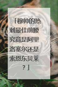 穆帅的热刺最佳前腰究竟是阿里洛塞尔还是索恩东贝莱？