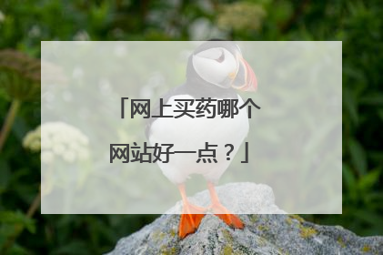 网上买药哪个网站好一点?