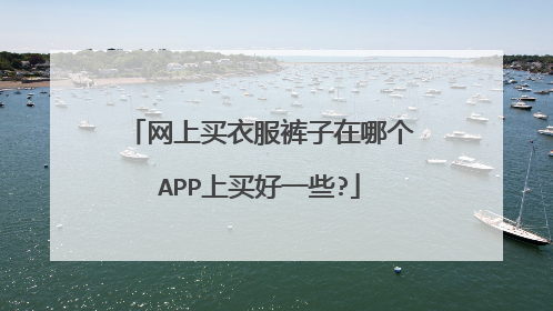 网上买衣服裤子在哪个APP上买好一些?