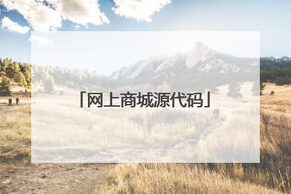 网上商城源代码