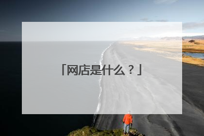 网店是什么？