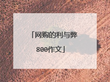 网购的利与弊800作文