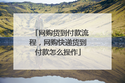 网购货到付款流程,网购快递货到付款怎么操作