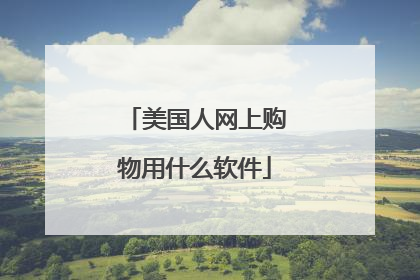 美国人网上购物用什么软件