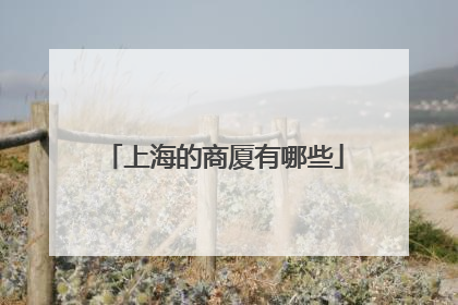 上海的商厦有哪些