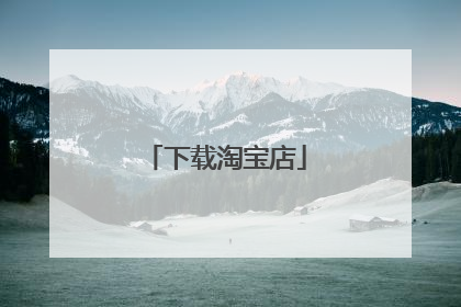 下载淘宝店