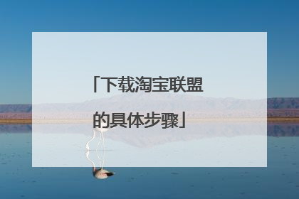 下载淘宝联盟的具体步骤