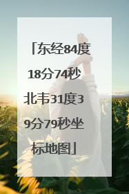 东经84度18分74秒北韦31度39分79秒坐标地图