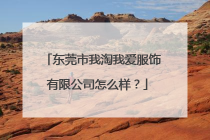 东莞市我淘我爱服饰有限公司怎么样?