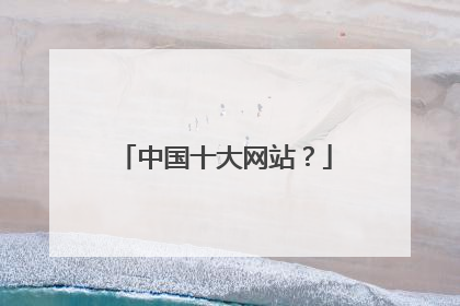 中国十大网站?