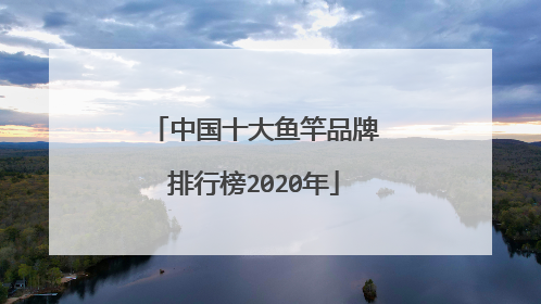 中国十大鱼竿品牌排行榜2020年