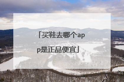 买鞋去哪个app是正品便宜