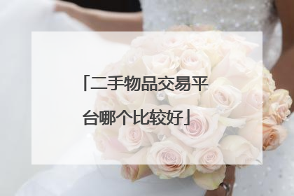 二手物品交易平台哪个比较好