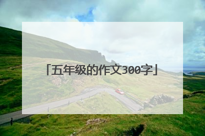 五年级的作文300字
