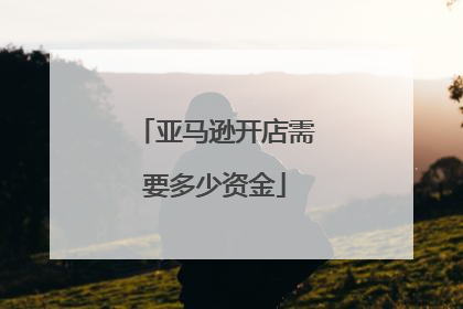 亚马逊开店需要多少资金