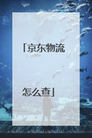 京东物流怎么查
