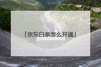 京东白条怎么开通