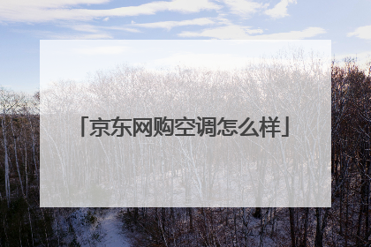 京东网购空调怎么样