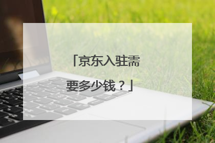 京东入驻需要多少钱?