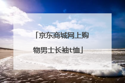 京东商城网上购物男士长袖t恤