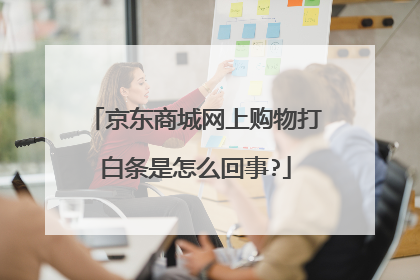 京东商城网上购物打白条是怎么回事?