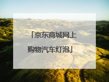 京东商城网上购物汽车灯泡