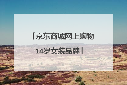 京东商城网上购物14岁女装品牌