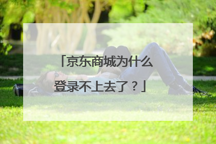 京东商城为什么登录不上去了?