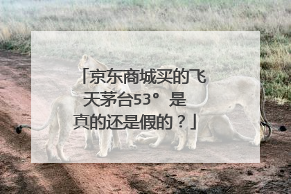 京东商城买的飞天茅台53° 是真的还是假的？