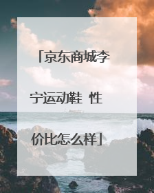京东商城李宁运动鞋 性价比怎么样