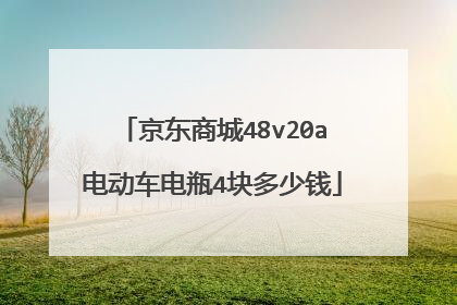 京东商城48v20a电动车电瓶4块多少钱