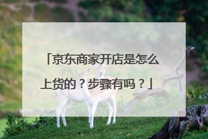 京东商家开店是怎么上货的?步骤有吗?