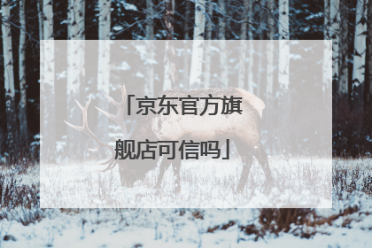 京东官方旗舰店可信吗