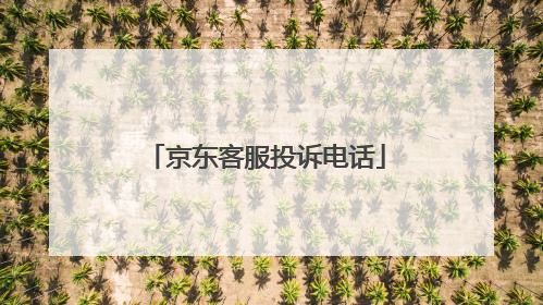 京东客服投诉电话